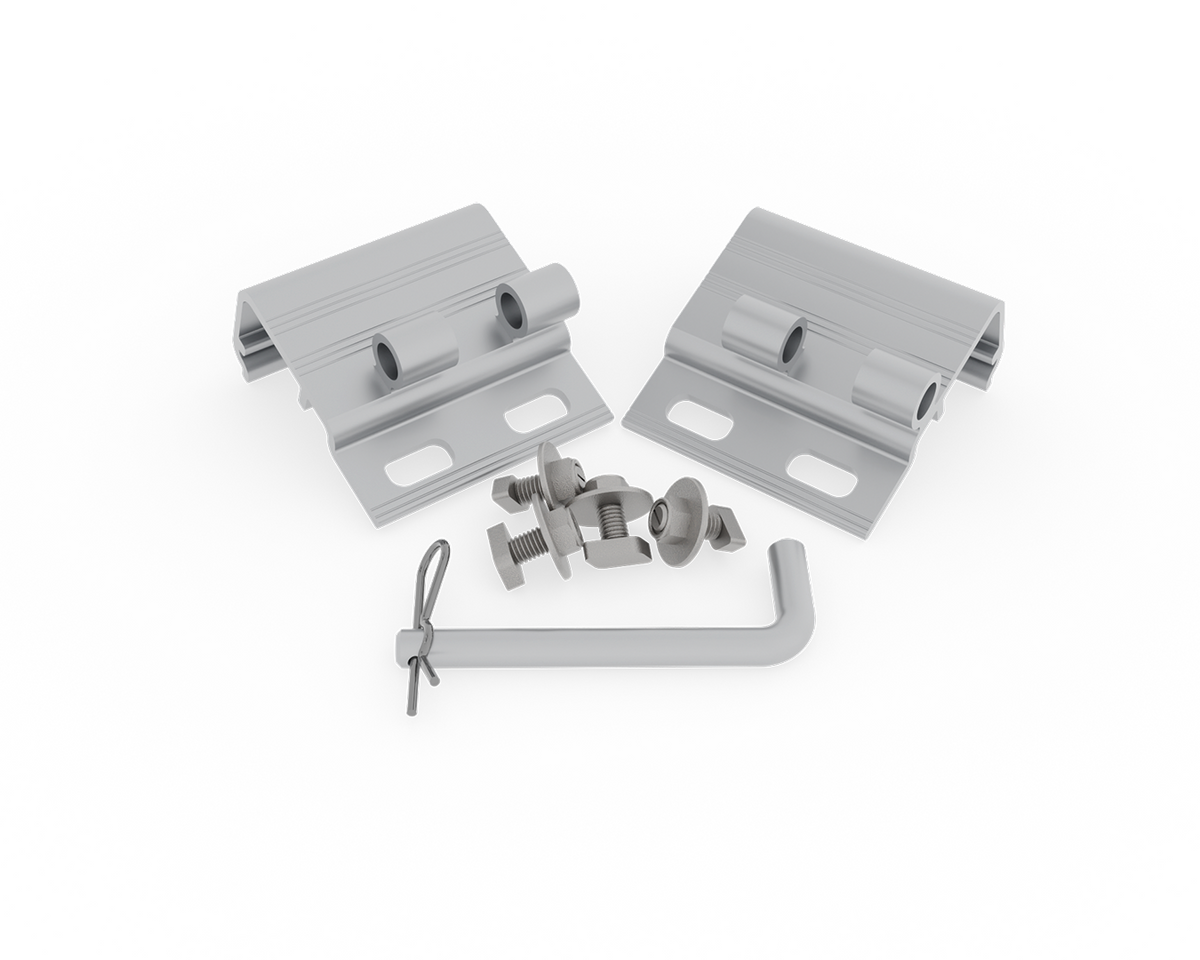 Ensemble de pentures pour quai fixe