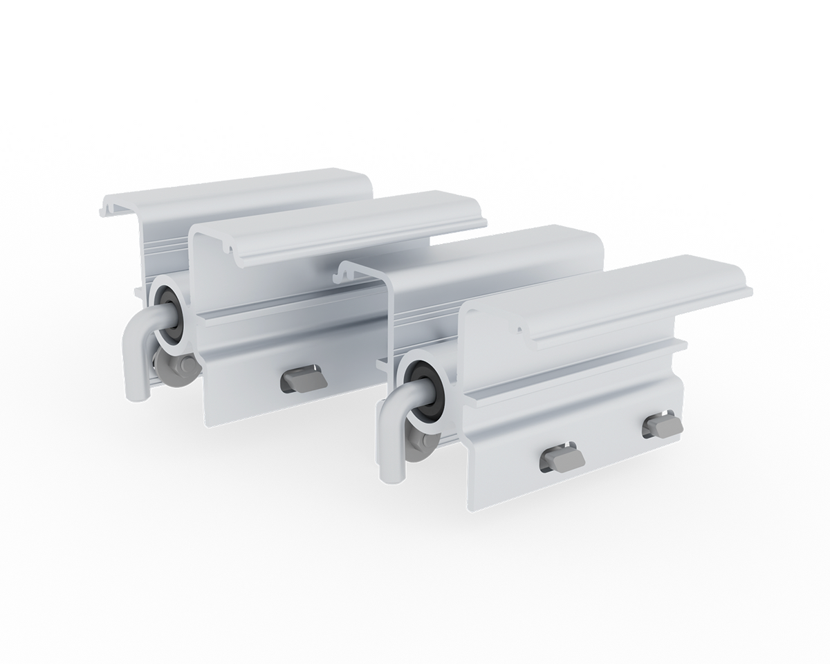 Ensemble de pentures pour quai flottant