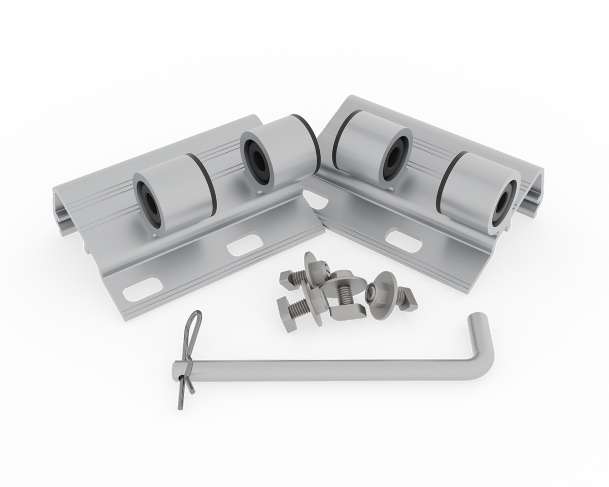 Ensemble de pentures pour quai flottant