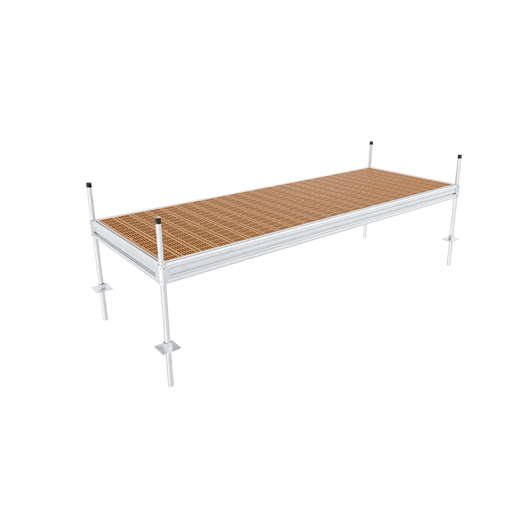 Quai sur poteaux 4' x 10'