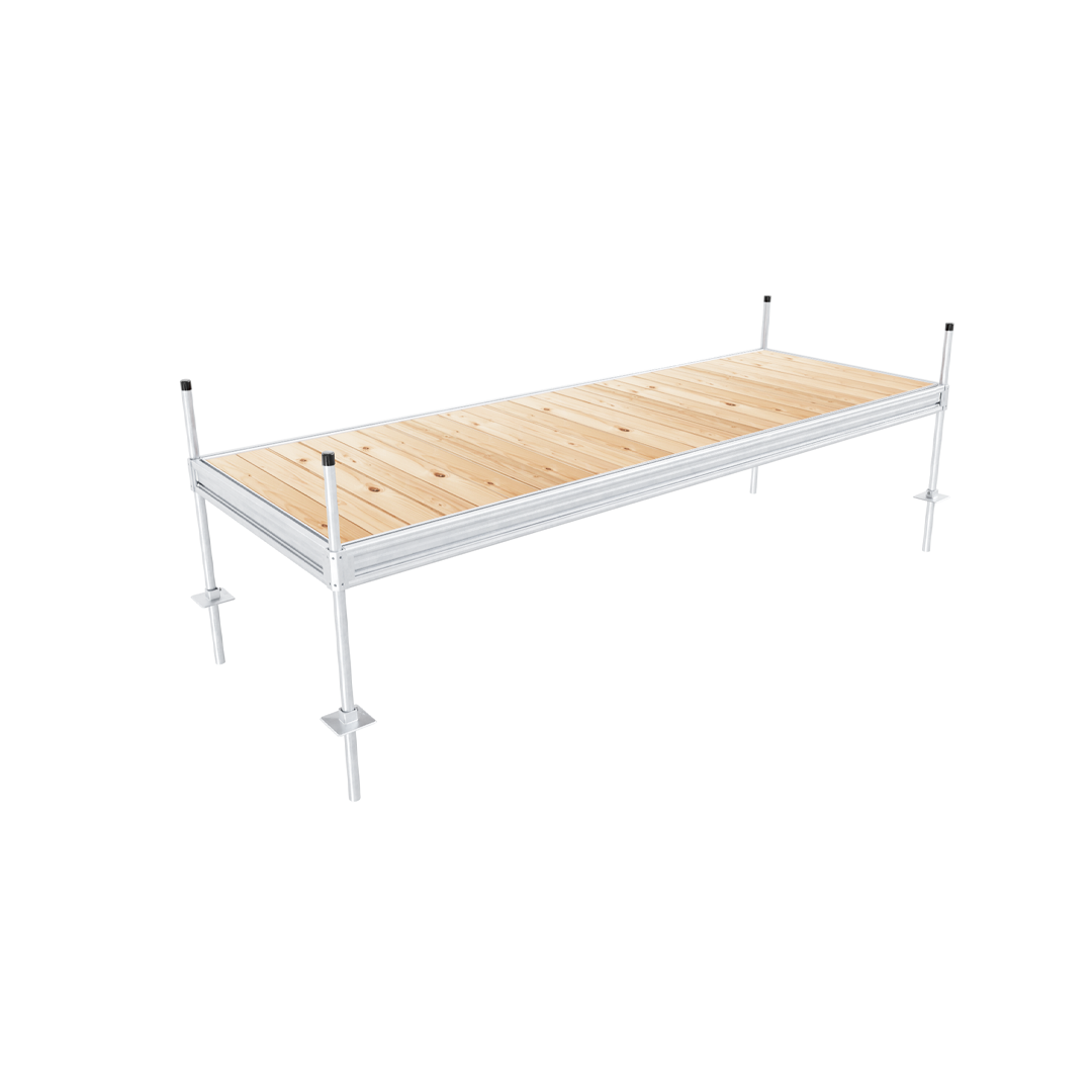 Quai sur poteaux 4' x 10'