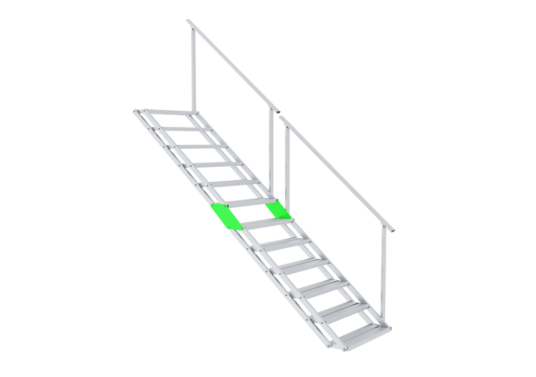 Escalier ajustable 12 marches