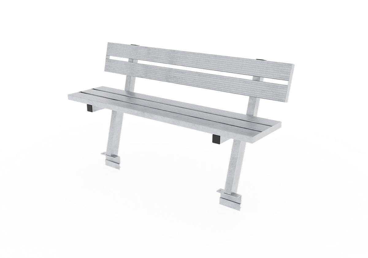Banc d'aluminium