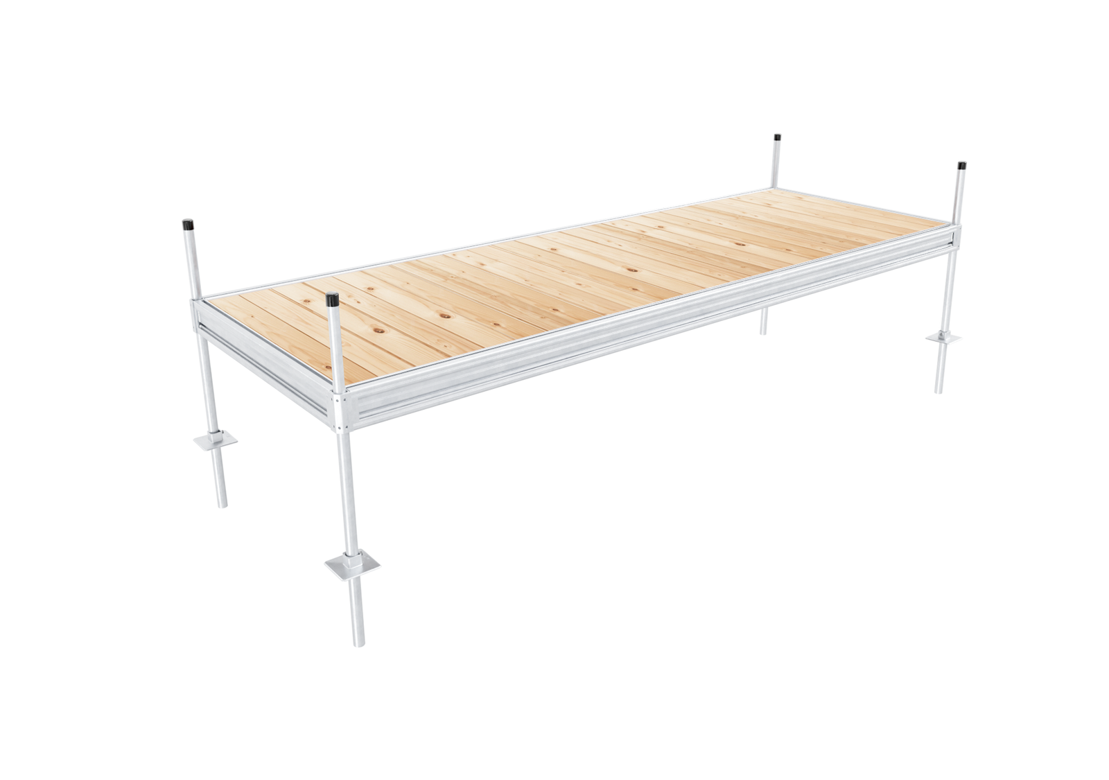 Quai sur poteaux 4' x 10'