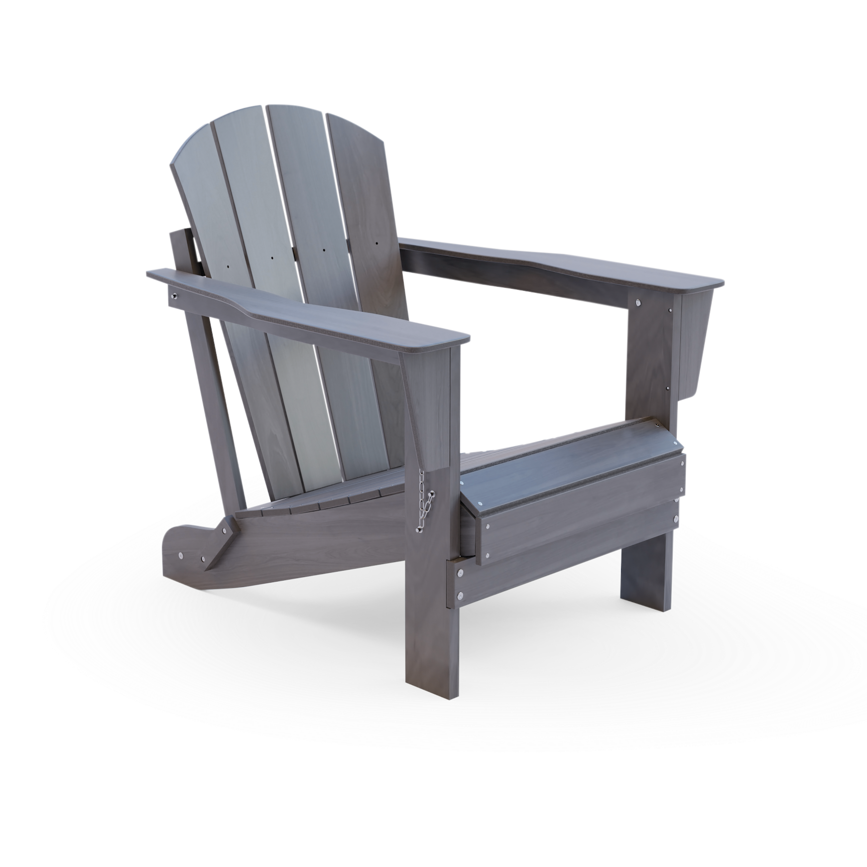 Chaise Adirondack Pliante Grise