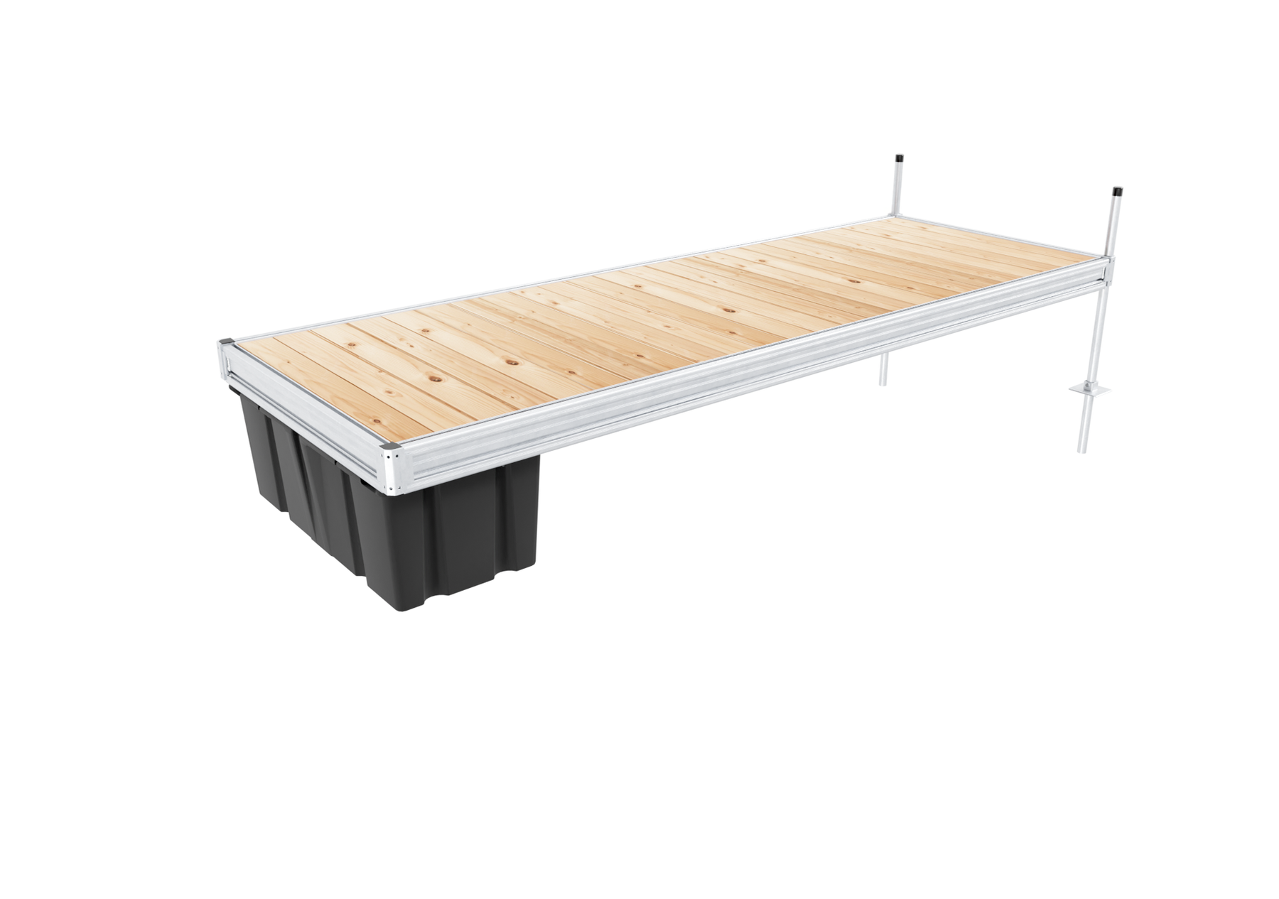 Quai semi-flottant 4' x 10'